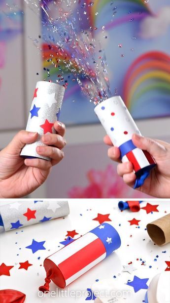 Firework-Confetti-Explosion-as25-DIY-Firework-Inspired-Decorations-to-Make-Your-4th-of-July-Pop