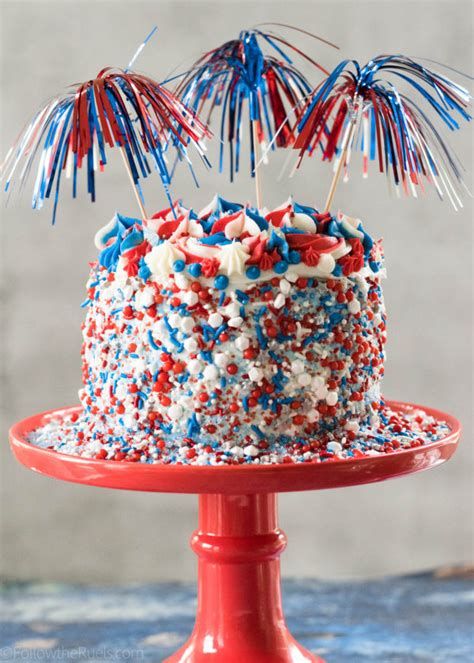 Firework-Inspired-Cake