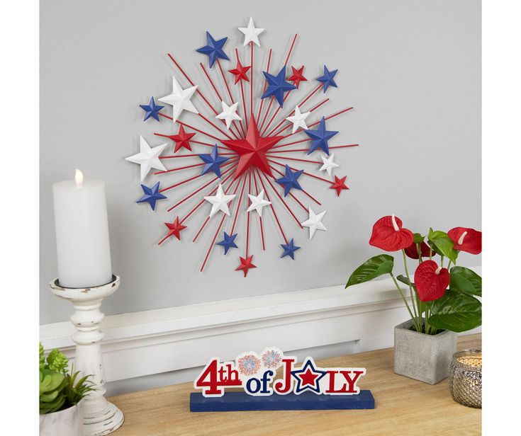 Firework-Wall-Art-as-25-DIY-Firework-Inspired-Decorations-to-Make-Your-4th-of-July-Pop