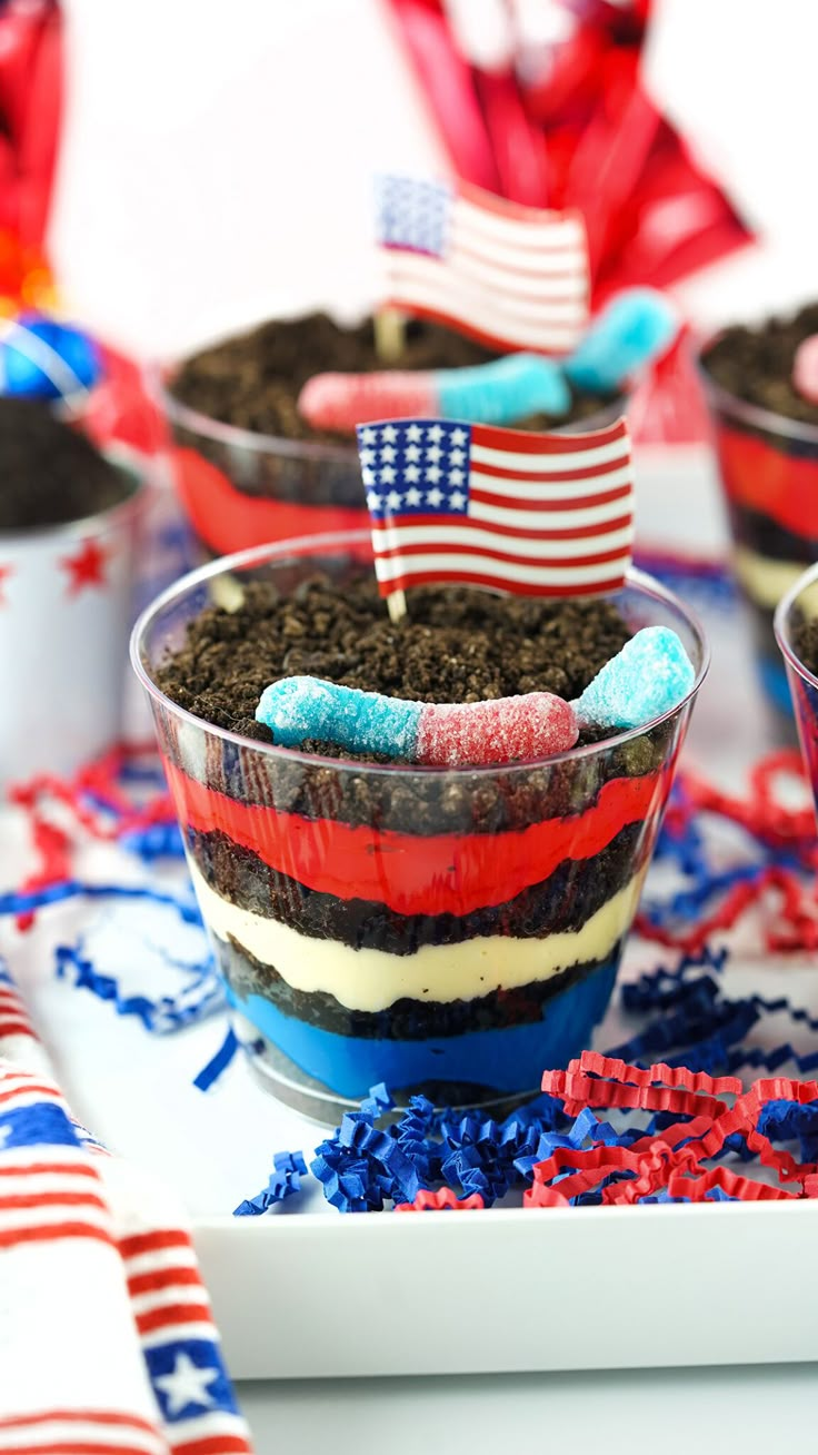 Flag-Inspired-Chocolate-Mousse-Cups-as-37-Patriotic-Desserts-That-Will-Steal-the-Show-This-Independence-Day.