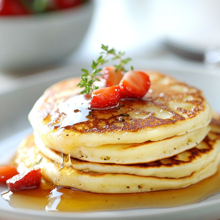 Fluffy-Buttermilk-Pancakes-as-31-Gorgeous-Mothers-Day-Brunch-Ideas-That-Will-Impress-Mom