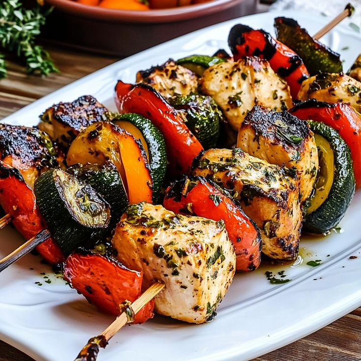 Grilled-Chicken-Skewers-with-Veggies-as-33-Fathers-Day-BBQ-Ideas-for-the-Ultimate-Backyard-Cookout.