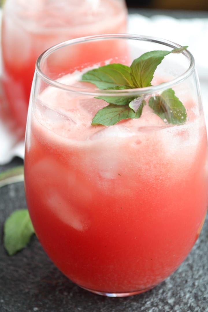 Minty-Watermelon-Cooler-Non-Alcoholic