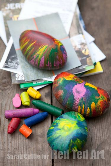 Painted-Rock-Paperweight-as-37-Fun-and-Creative-Fathers-Day-Crafts-for-Kids-to-Make