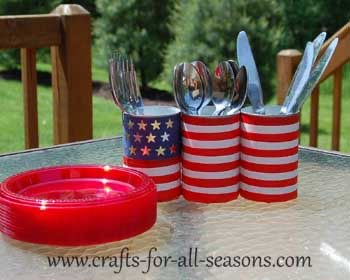  Painted-Tin-Cans-for-Utensil-Holder-as-DIY-4th-of-July-Decorations-That-are-Pinterest-worthy