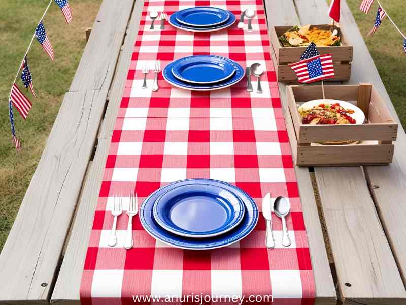 Patriotic-Picnic-Table-as-35-Stunning-Red-White-Blue-Tablescapes-for-an-Instagram-Worthy-July-4th