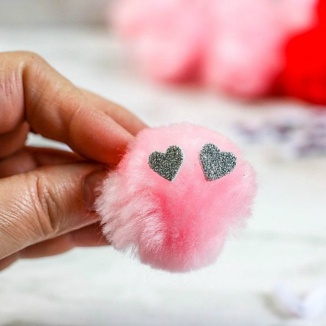 Pom-Pom-Love-Bugs-as-35-Cute-and-Easy-Mothers-Day-Crafts-for-Kids-to-Make