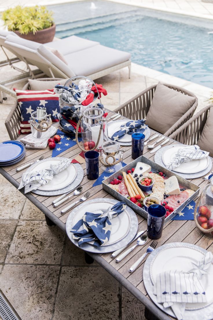 Poolside-Party-Setup-as-35-Stunning-Red-White-Blue-Tablescapes-for-an-Instagram-Worthy-July-4th