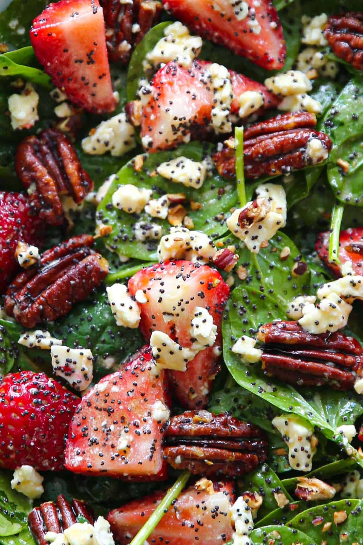 Strawberry-Spinach-Salad-with-Poppy-Seed-Dressing-as-31-Gorgeous-Mothers-Day-Brunch-Ideas-That-Will-Impress-Mom