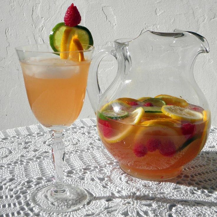 Sunset-Sangria-as-31-Must-Try-4th-of-July-Drink-Recipes-Both-Alcoholic-Non-Alcoholic.