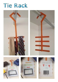 Tie-Rack-from-Popsicle-Sticks