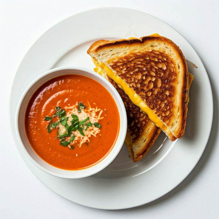 Tomato-Soup-and-Grilled-Cheese-as-29-Unique-Fathers-Day-Breakfast-Ideas-to-Start-His-Day-Right