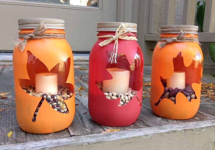 mason-jar-candle-holders