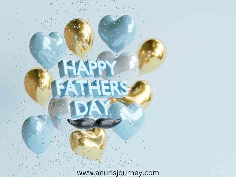 A-Blue-and-gold-heart-ballon-decoration-as-25-Simple-Yet-Thoughtful-Fathers-Day-Decoration-Ideas