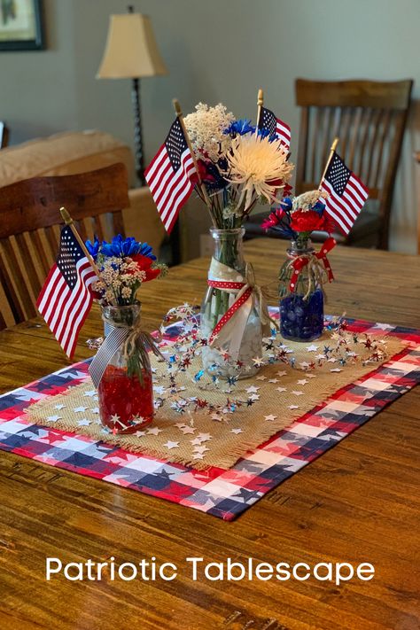 Burlap-Tablecloths-and-Simple-Centerpieces