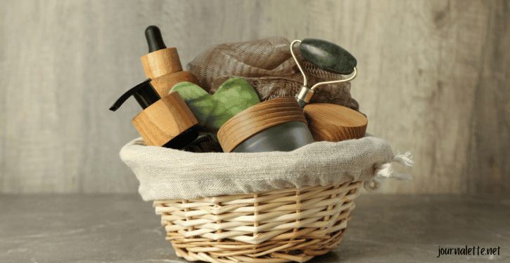 Eco-Friendly-Self-Care-Basket-as-21-DIY-Self-Care-Gift-Baskets-to-Spoil-Mom-on-Mothers-Day