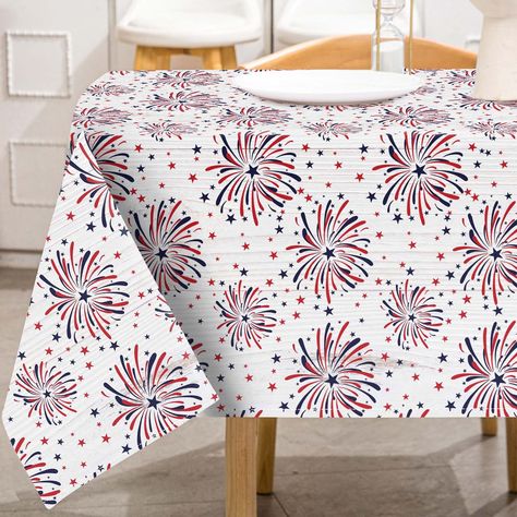 Firecracker-Table-Runner.-as-33-Firecracker-Themed-DIY-Projects-to-Light-Up-Your-Independence-Day.