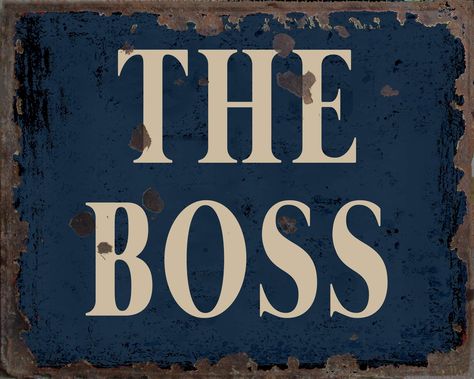 Funny-Im-the-Boss-Door-Hanger