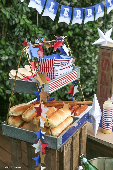 Grilled-Hot-Dog-Bar-as-31-Genius-Ideas-for-a-Budget-Friendly-4th-of-July-Party.