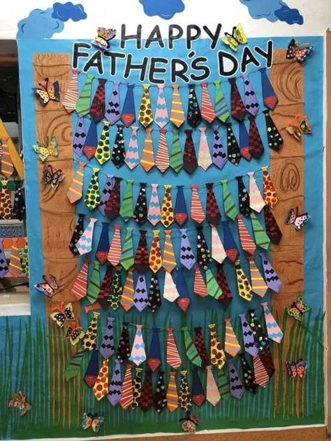 Repurposed-Ties-for-Creative-Garlands-as-25-Simple-Yet-Thoughtful-Fathers-Day-Decoration-Ideas