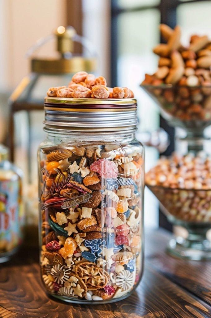 Rustic-Mason-Jar-Centerpieces