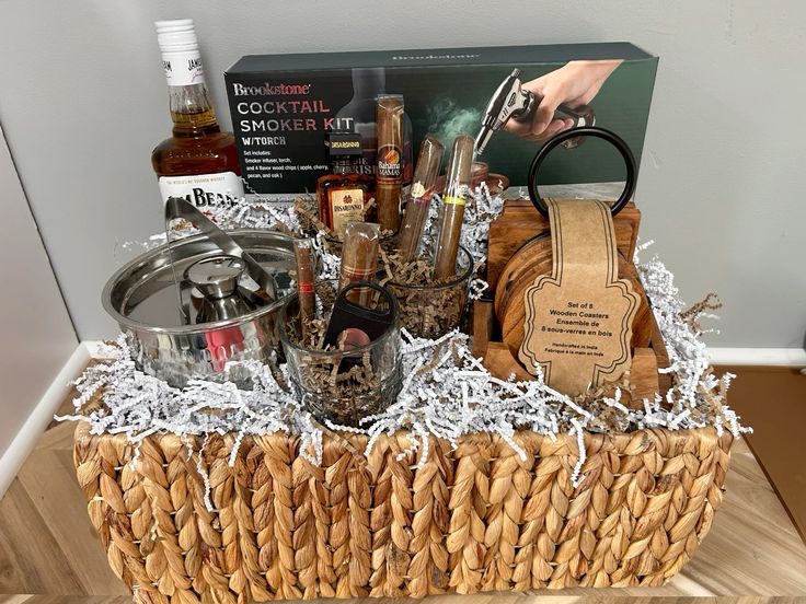 Whiskey-Cigar-Basket