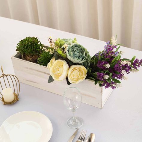 Wooden-Box-Planter-as-39-Stunning-Mothers-Day-Centerpieces-That-Will-Elevate-Any-Table