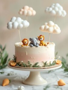 this is a baby animal cake topper 