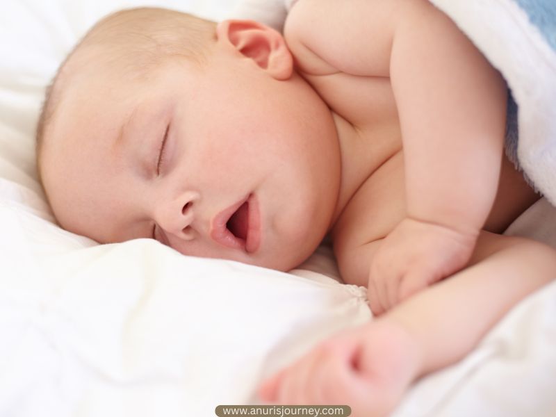 baby-sleeping-peacefully-as-one of-Cluster-Feeding-What-Is-It-and-How-to-Cope