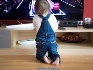 toddler-watching-television