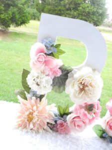 this is a DIY Garland for a baby shower decor