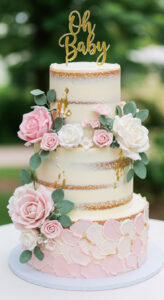this is a Floral Cascade Cake 