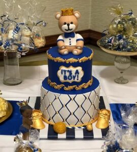 this is a Royal Baby Cake