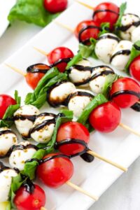 this is a Caprese Skewers