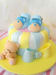 this is a Tiny Shoes cake