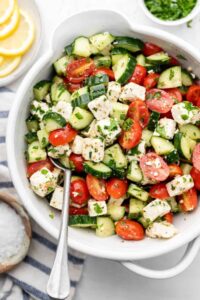 this is a Cucumber and Feta Salad