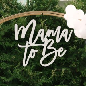 This is a Hanging Cutouts for a baby shower decor 