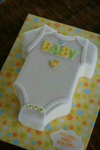 this is a Baby Onesie Cake
