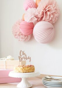 this is a Paper Lanterns for a baby shower