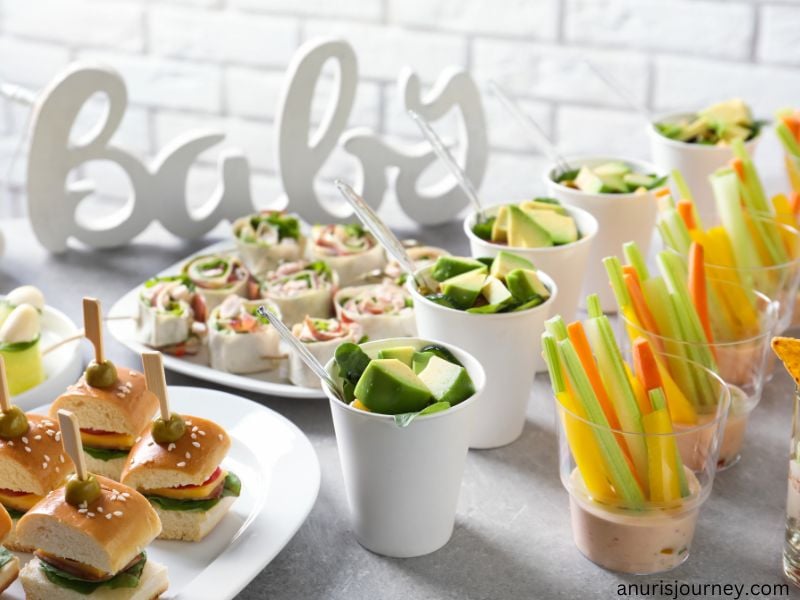 37 Delicious Baby Shower Food Ideas that are easy to make - Anuri's Journey