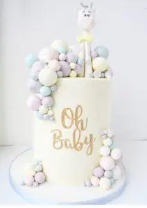 this is a Mini Balloon Arch cake
