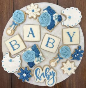 this is a Sugar Cookie Topped Cake