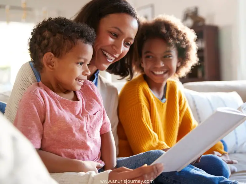 mum-and-kid-reading-together-How-to-Teach-Kids-Manners-Without-Being-Too-Strict