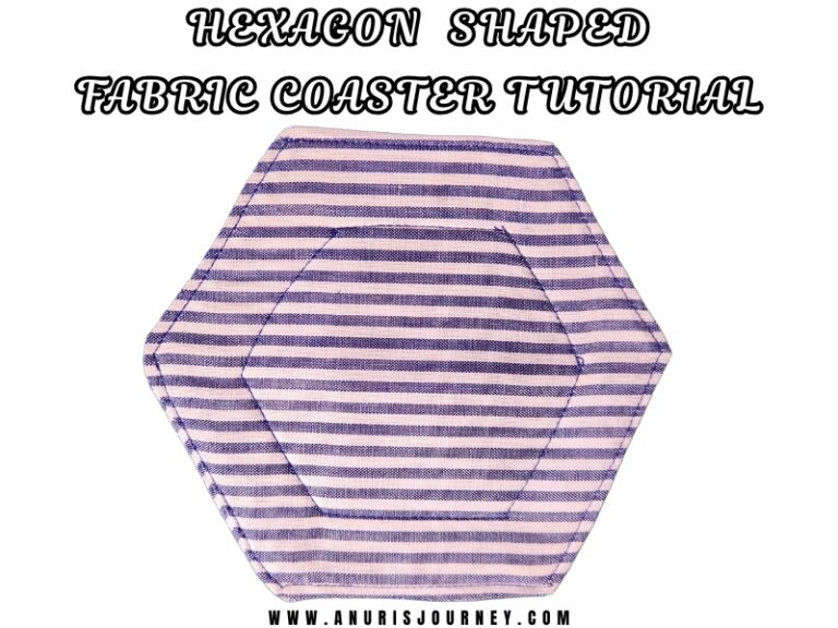 Hexagon Fabric Coaster Tutorial