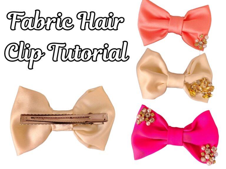 How to Make a Fabric Hair Clip