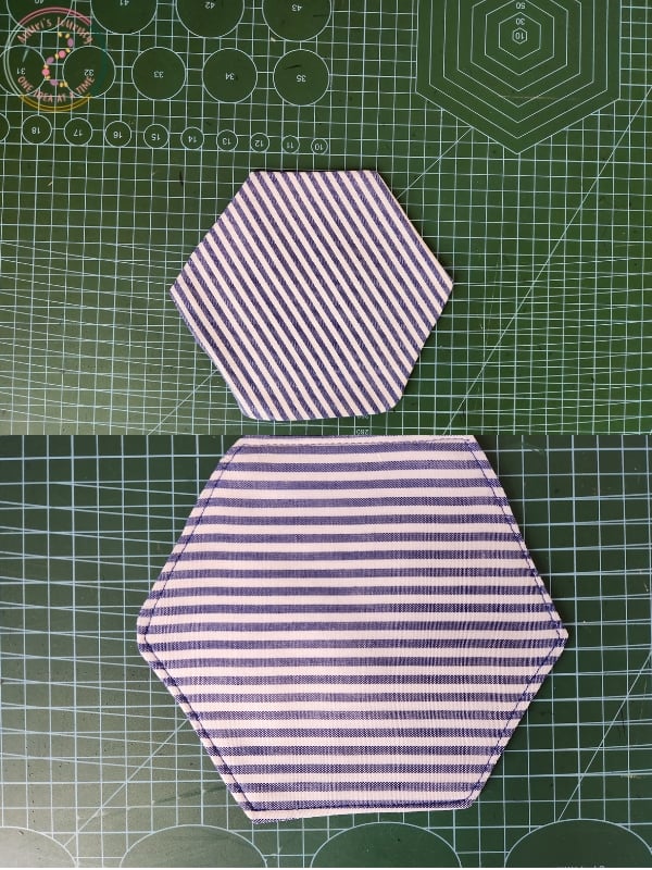 press-and-finish-hexagon-shaped-fabric-coaster