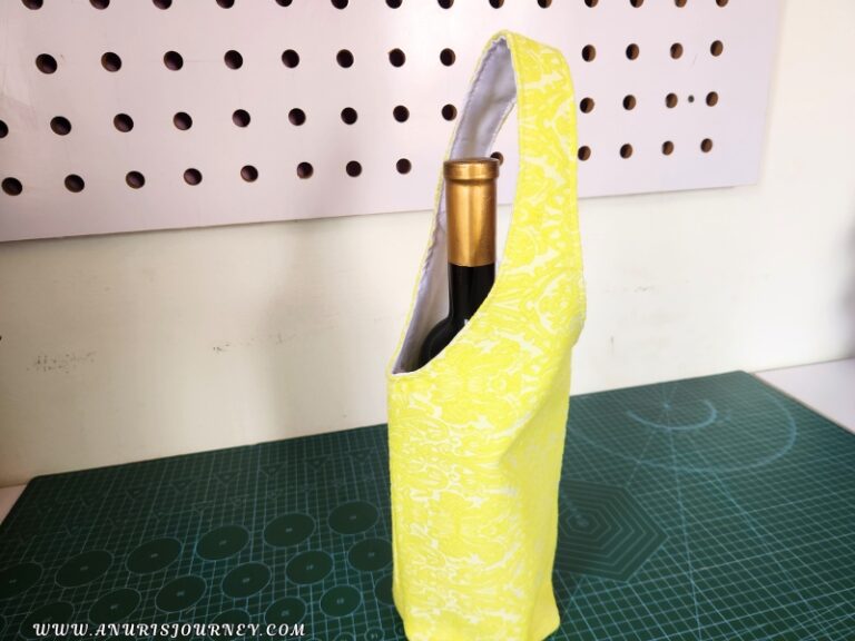 How to Make a Fabric Wine Bottle Bag