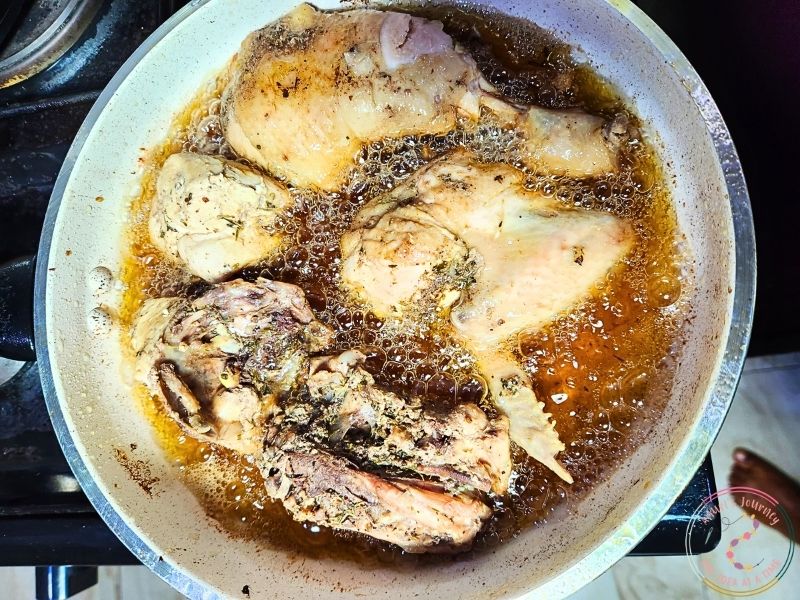 frying-the-chicken