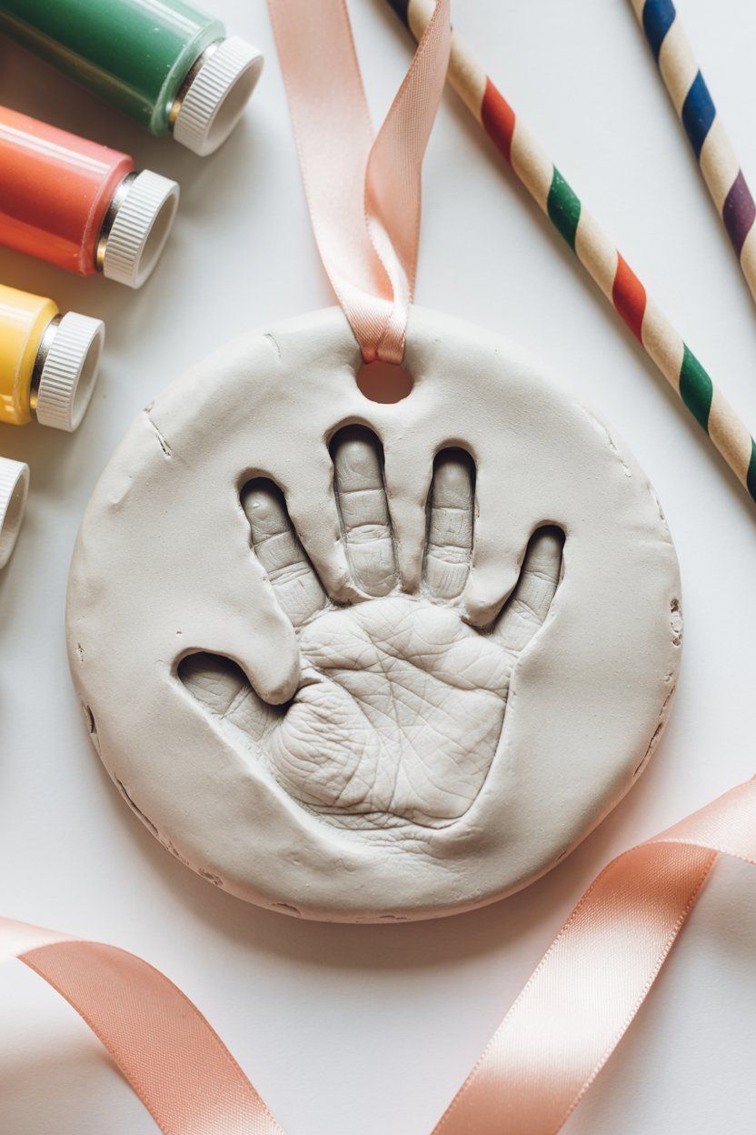 Clay Handprint Keepsakes