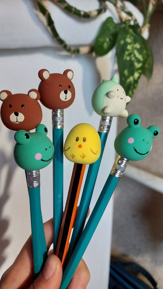 Clay Pencil Toppers